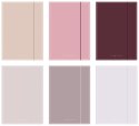 Teczka kartonowa na gumkę NUDE A4+ mix 400g Interdruk Teczka kartonowa na gumkę NUDE A4+ mix 400g Interdruk