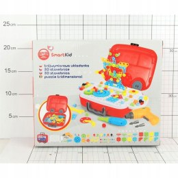 Układanka 3D w walizce z wiertarką Dromader (130-01004)