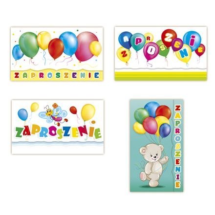Zaproszenie Duże balony Merigraf (5902221807329) Zaproszenie Duże balony Merigraf (5902221807329)