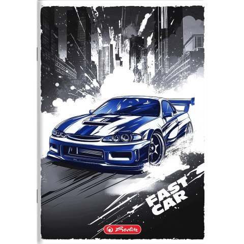 Zeszyt Fast Car A5 16k. 70g krata Herlitz (400196833) Zeszyt Fast Car A5 16k. 70g krata Herlitz (400196833)