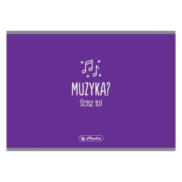 Zeszyt do nut 9583493 A5 16k. 70g pięciolinia Herlitz (400198008)