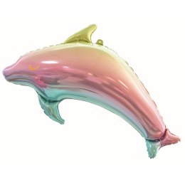 Balon foliowy DELFIN TĘCZOWY Godan (BF-HDFT)