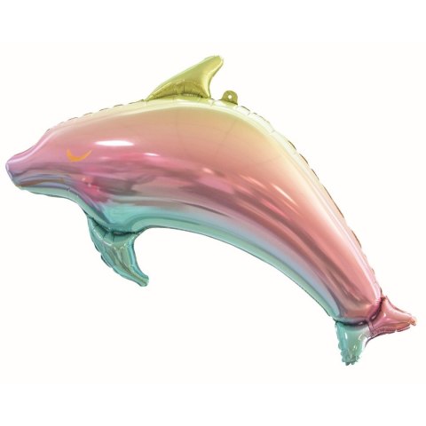 Balon foliowy DELFIN TĘCZOWY Godan (BF-HDFT) Balon foliowy DELFIN TĘCZOWY Godan (BF-HDFT)