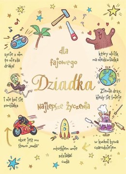 Kartka składana Karnet B6 BiDZ FAJOWY DZIADEK B6 Henry (5905701487608)