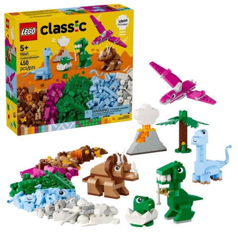 Klocki konstrukcyjne Classic Kreatywne dinozaury Lego (11041)