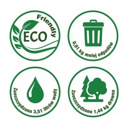 Kołozeszyt (kołonotatnik) go green A4 80k. 70g krata TOP-2000 (400155221)
