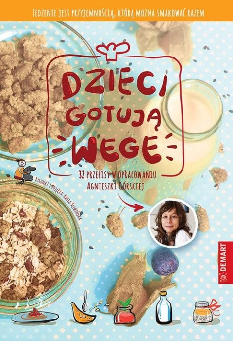 Książeczka edukacyjna Dzieci gotują WEGE Demart Książeczka edukacyjna Dzieci gotują WEGE Demart