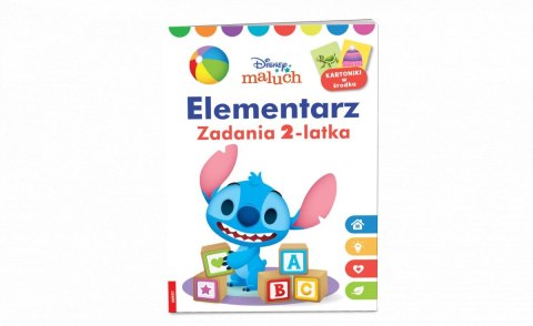 Książka dla dzieci Disney Maluch Elementarz Zadania 2-latka Ameet (MCK 9202) Książka dla dzieci Disney Maluch Elementarz Zadania 2-latka Ameet (MCK 9202)