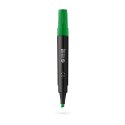 Marker permanentny zielony zielony 1-4mm ścięta końcówka Memobe (MM201-04)