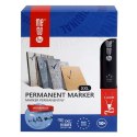 Marker permanentny zielony zielony 1-4mm ścięta końcówka Memobe (MM201-04)