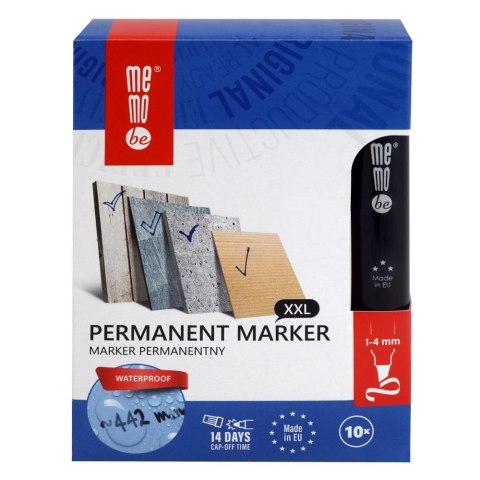 Marker permanentny zielony zielony 1-4mm ścięta końcówka Memobe (MM201-04) Marker permanentny zielony zielony 1-4mm ścięta końcówka Memobe (MM201-04)