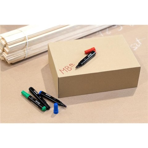 Marker permanentny zielony zielony 1-4mm ścięta końcówka Memobe (MM201-04) Marker permanentny zielony zielony 1-4mm ścięta końcówka Memobe (MM201-04)