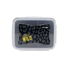 Śniadaniówka STAY WILD czarny Strigo (SSC267)