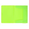 Teczka plastikowa na gumkę z gumką Neon zielona A4 zielony Strigo (SF096)