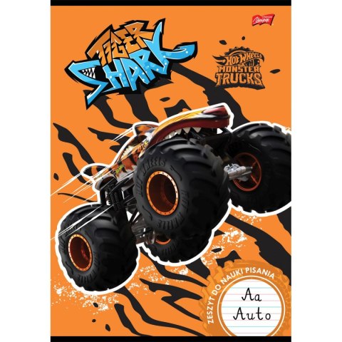 Zeszyt Mattel Hot Wheels do nauki pisania A4 32k. 70g podwójna linia kolor Unipap Zeszyt Mattel Hot Wheels do nauki pisania A4 32k. 70g podwójna linia kolor Unipap