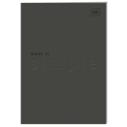Zeszyt SIMPLE 59022777314239 A4 60k. 70g krata Interdruk (ZEA460#KARS) Zeszyt SIMPLE 59022777314239 A4 60k. 70g krata Interdruk (ZEA460#KARS)