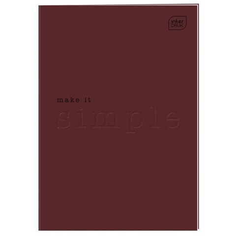 Zeszyt SIMPLE 59022777314239 A4 60k. 70g krata Interdruk (ZEA460#KARS) Zeszyt SIMPLE 59022777314239 A4 60k. 70g krata Interdruk (ZEA460#KARS)