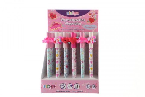 Długopis wymazywalny PASTELOWE 5902315577749 wkład niebieski 0,5mm Strigo (SSC209)