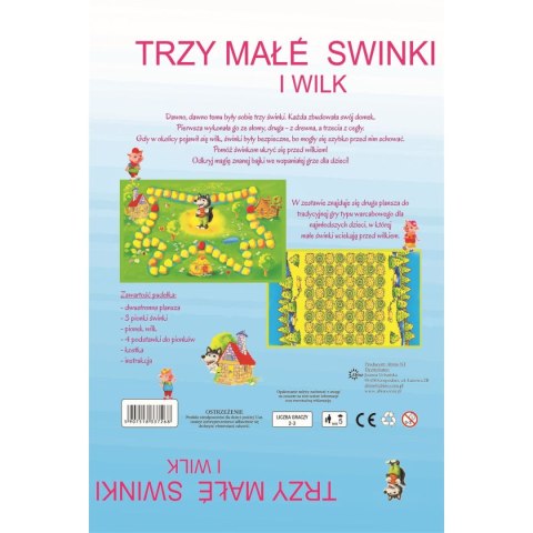 Gra planszowa TRZY ŚWINKI Abino Gra planszowa TRZY ŚWINKI Abino