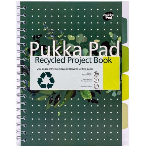 Kołozeszyt (kołonotatnik) Recycled linia Pukka Pads (5032608060525)