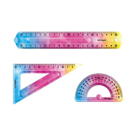 Komplet geometryczny 3 el. Keyroad (KR972278) Komplet geometryczny 3 el. Keyroad (KR972278)