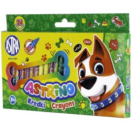 Kredki świecowe GRAFIONOWE 24 kol. Astrino (316121002)