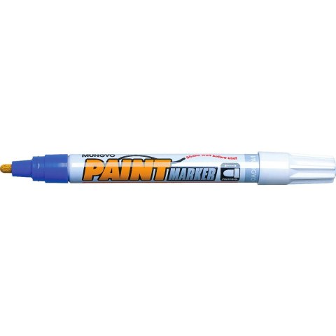 Marker olejowy niebieski 2,0mm okrągła końcówka Mungyo Marker olejowy niebieski 2,0mm okrągła końcówka Mungyo