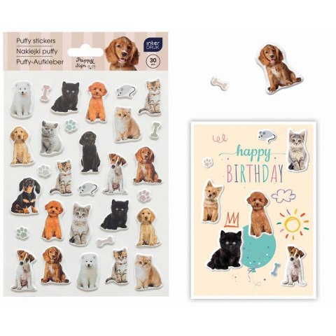 Naklejka (nalepka) PUPPY SIGN Interdruk (30szt)