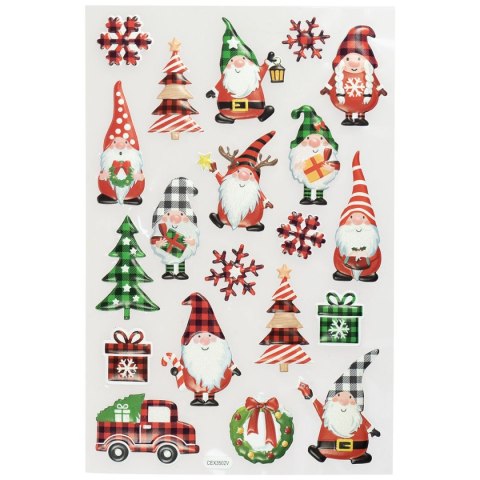 Naklejka (nalepka) skrzaty 3d Arpex (BN1298)