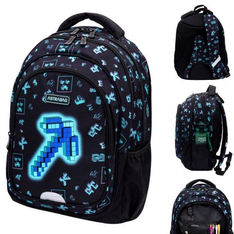 Plecak Astrabag Dark Pixel Astra (502025015)