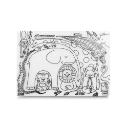 Podkład na biurko FUNNY MAT TRANSPARENT SAFARI sfu1055 polipropylen PP [mm:] 335x480 Strigo (8681379310550)