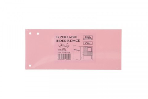 Przekładka czysta indeksująca A4 różowy jasny 160g 50k Protos Przekładka czysta indeksująca A4 różowy jasny 160g 50k Protos