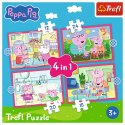 Puzzle Peppa uwielbia przygody 4w1 el. Trefl (34672)