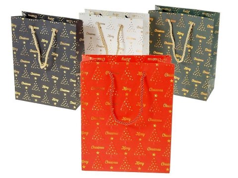 Torba prezentowa z motywem świątecznym [mm:] 230x180x 80 Adar (599666)