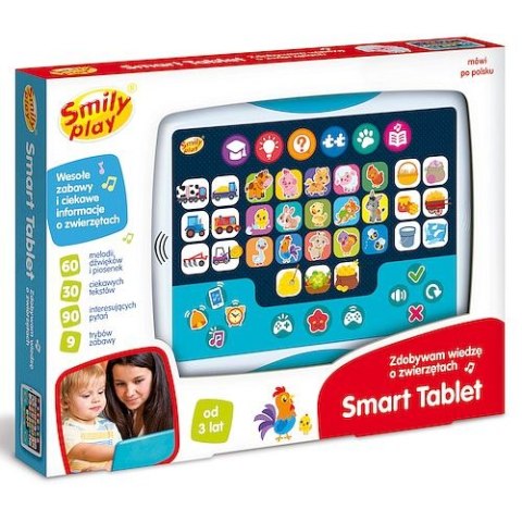 Zabawka edukacyjna Smart tablet zdobywam wiedzę o zwierzętach Smily Play (SP98275) Zabawka edukacyjna Smart tablet zdobywam wiedzę o zwierzętach Smily Play (SP98275)