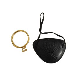 Akcesoria do kostiumów Przepaska na oko i kolczyk pirata Arpex (SR2211)