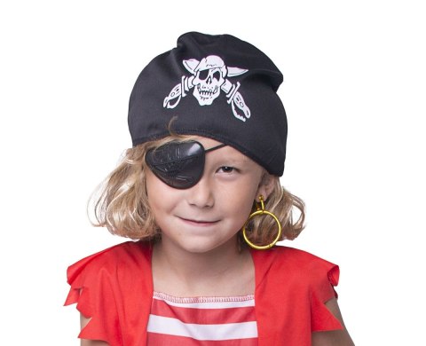 Akcesoria do kostiumów Przepaska na oko i kolczyk pirata Arpex (SR2211)