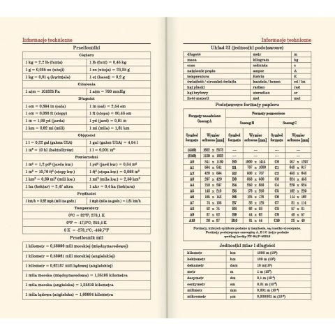 Kalendarz książkowy (terminarz) złoty A6 Lucrum (TR złoty)