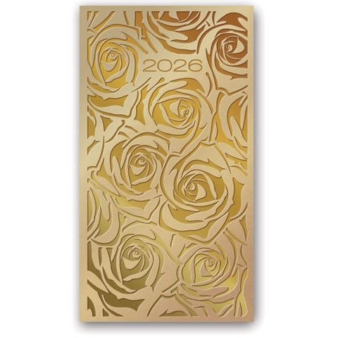 Kalendarz książkowy (terminarz) złoty A6 Lucrum (TR złoty)