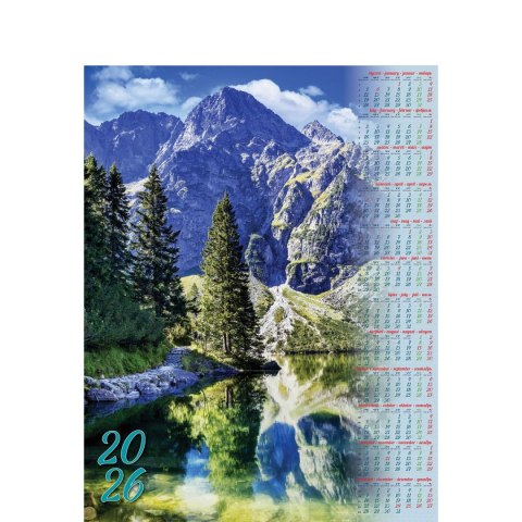 Kalendarz ścienny plakatowy 670mm x 988mm Telegraph (01)