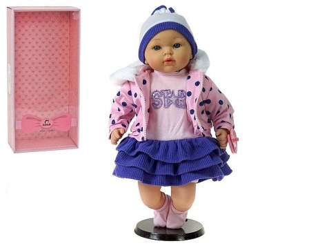 Lalka bobas z polskim dźwiękiem, śpiewa i mówi po polsku, ze smoczkiem [mm:] 400 Adar (603615)