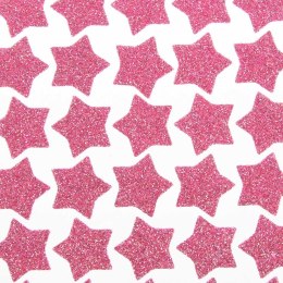 Naklejka (nalepka) brokatowe z pianki różowe Arpex (BN7857ROZ-8663)