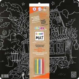 Podkład na biurko FUNNY MAT BLACK HALLOWEEN sfu704 czarny polipropylen PP [mm:] 400x400 Strigo (8681379307048)