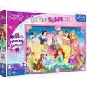 Puzzle Disney Princess XL Różowy świat księżniczek Trefl (50025)