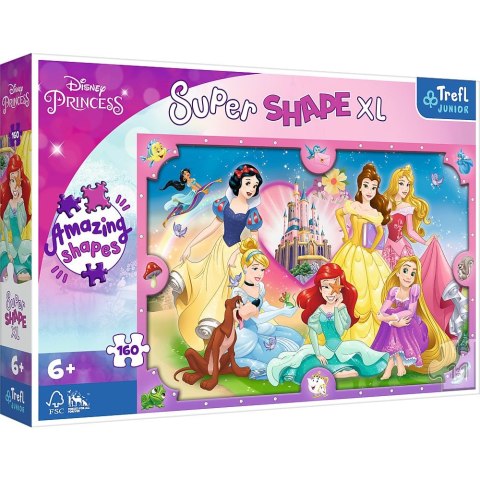 Puzzle Disney Princess XL Różowy świat księżniczek Trefl (50025)