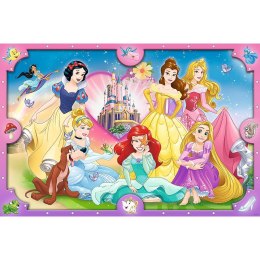 Puzzle Disney Princess XL Różowy świat księżniczek Trefl (50025)