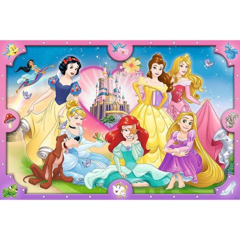 Puzzle Disney Princess XL Różowy świat księżniczek Trefl (50025)