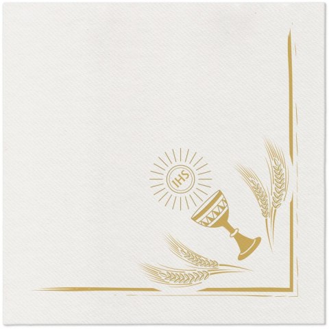 Serwetki Komunia mix nadruk celuloza [mm:] 400x400 (AAND005409)