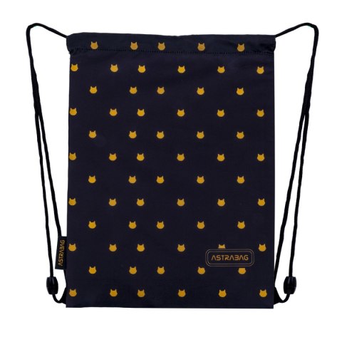 Worek na buty Astrabag Kitty Black Astra (507025010) Worek na buty Astrabag Kitty Black Astra (507025010)