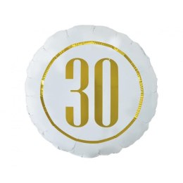 Balon foliowy 30 (biały) 18cal Godan (FG-OB30)
